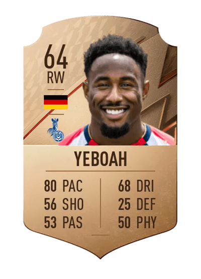 John Yeboah Rare 64 OVR