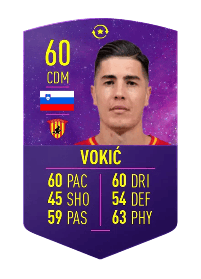 Dejan Vokić FUTURE STARS SWAP TOKEN 60 OVR