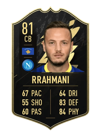 Amir Rrahmani Team of the Week 81 OVR