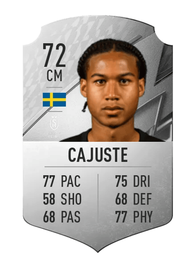 Jens-Lys Cajuste Rare 72 OVR