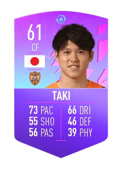 Yuta Taki FUT BIRTHDAY TOKEN 61 OVR