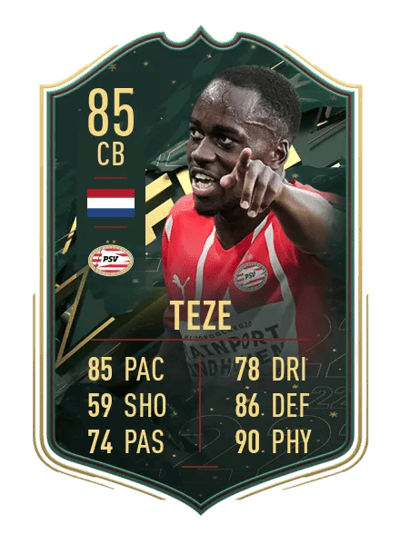 Jordan Teze WINTER WILDCARDS 85 OVR