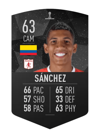 Luis Sánchez CONMEBOL SUDAMERICANA 63 OVR