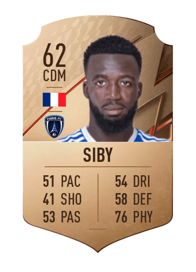 Mahamé Siby Rare 62 OVR