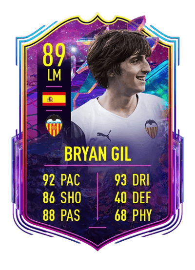Bryan Gil FUT Future Stars 89 OVR