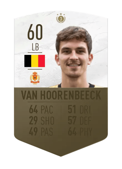 Alec Van Hoorenbeeck ICON SWAPS 3 60 OVR