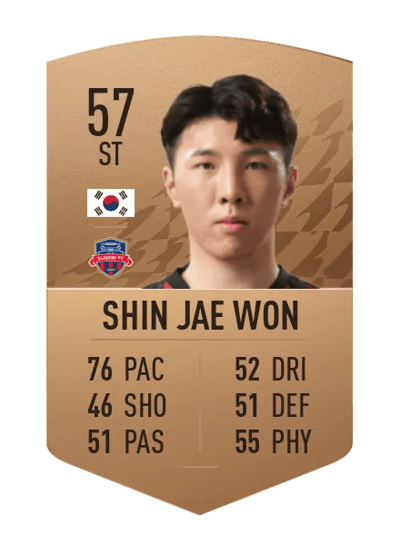 Shin Jae Won Common 57 OVR