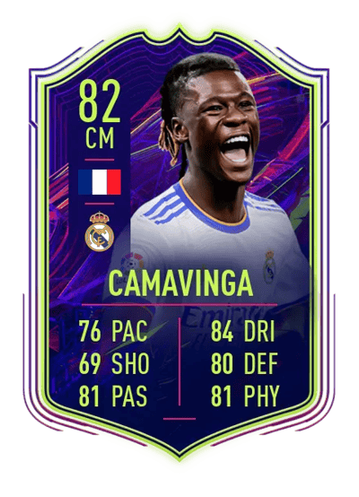 Eduardo Camavinga Ones to Watch 82 OVR
