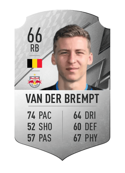 Ignace Van der Brempt Rare 66 OVR