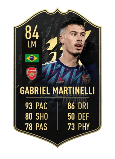 Gabriel Martinelli Team of the Week 84 OVR
