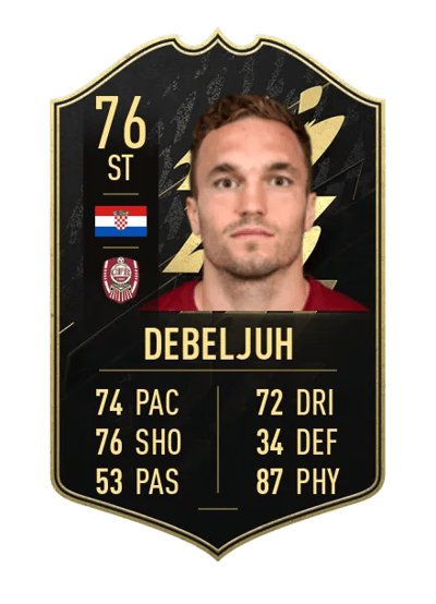 Gabriel Debeljuh Team of the Week 76 OVR