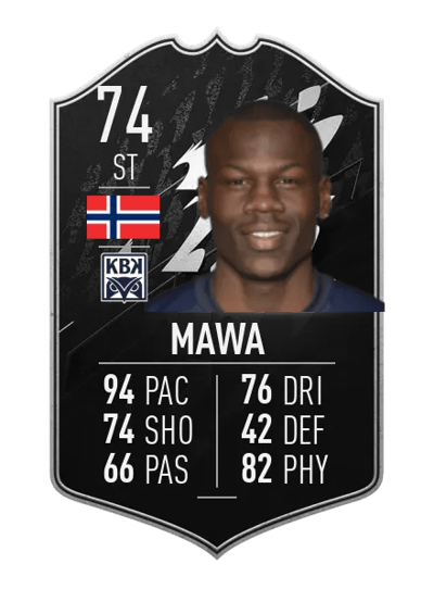 Moses Mawa Team of the Week 74 OVR