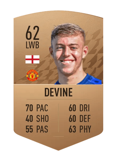 Reece Devine Common 62 OVR