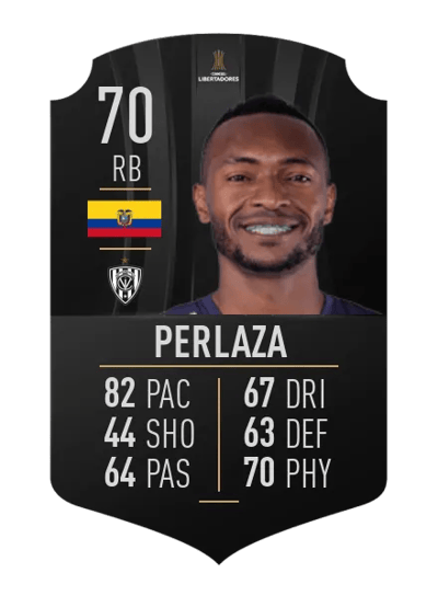 Pedro Perlaza CONMEBOL LIBERTADORES 70 OVR