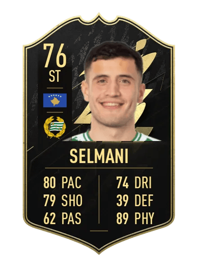 Astrit Selmani Team of the Week 76 OVR