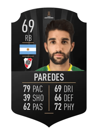 Franco Paredes CONMEBOL LIBERTADORES 69 OVR