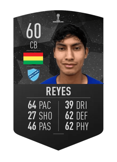 Sebastián Reyes CONMEBOL SUDAMERICANA 60 OVR