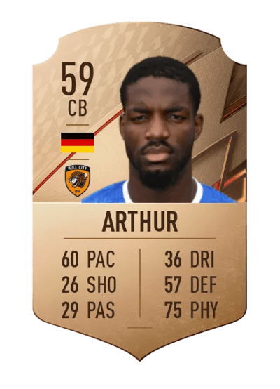 Festus Arthur Rare 59 OVR