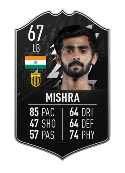 Akash Mishra Team of the Week 67 OVR