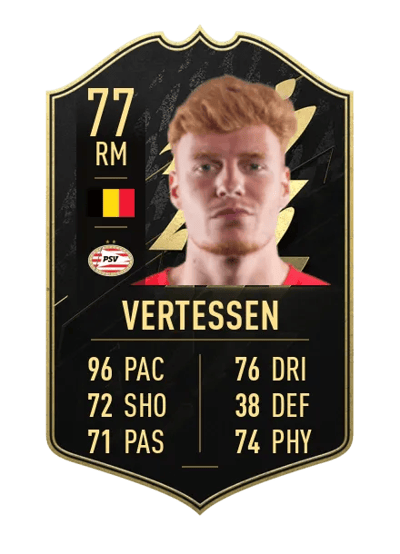 Yorbe Vertessen Team of the Week 77 OVR