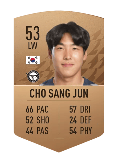 Cho Sang Jun Common 53 OVR