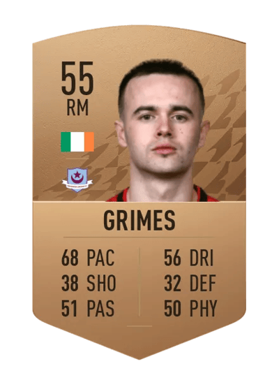 Dylan Grimes Common 55 OVR