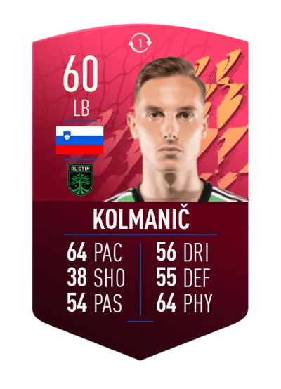 Žan Kolmanič SUMMER SWAP TOKEN 60 OVR