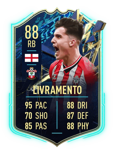 Tino Livramento Team of the Season 88 OVR