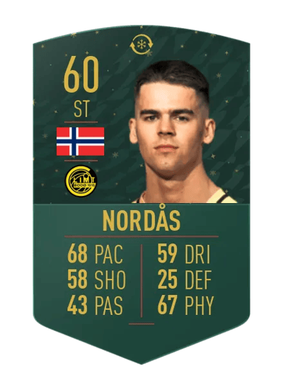 Lasse Nordås WILDCARD TOKEN 60 OVR
