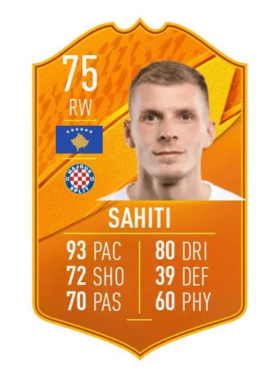 Emir Sahiti Domestic Man of the Match 75 OVR
