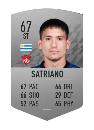 Martín Satriano Common 67 OVR