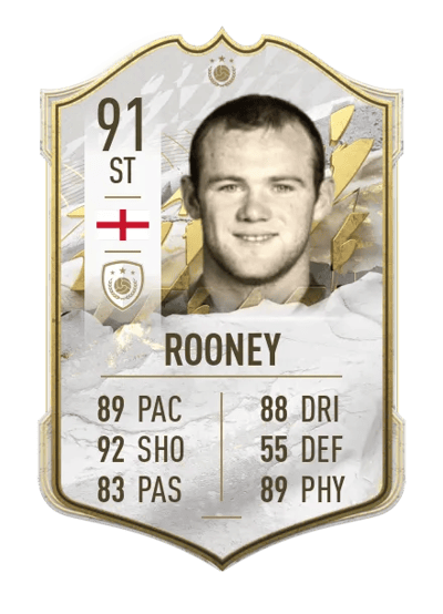 Wayne Rooney Icon 91 OVR