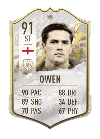 Michael Owen Icon 91 OVR