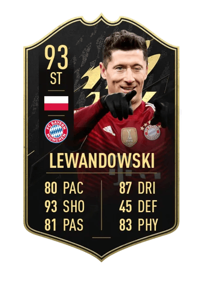 Robert Lewandowski Team of the Week 93 OVR