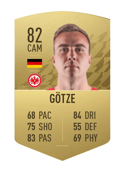 Mario Götze Common 82 OVR