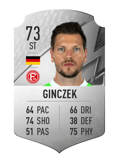 Daniel Ginczek Rare 73 OVR
