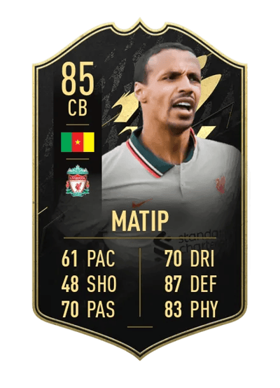 Joel Matip Team of the Week 85 OVR