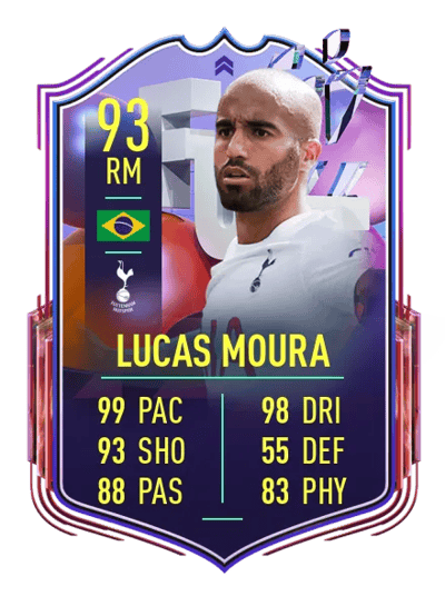 Lucas Moura Fantasy FUT Upgrade 93 OVR