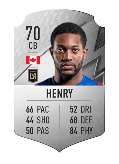 Doneil Henry Rare 70 OVR