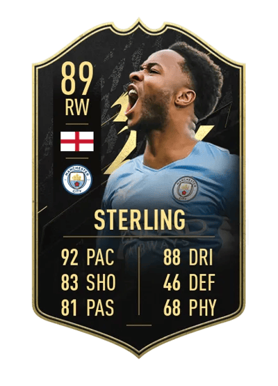 Raheem Sterling Team of the Week 89 OVR