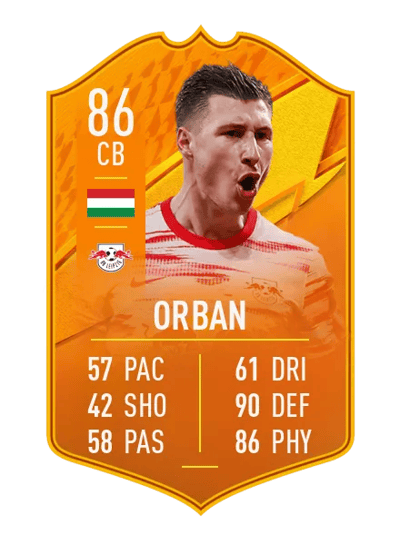 Willi Orban Domestic Man of the Match 86 OVR