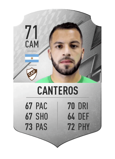 Héctor Canteros Rare 71 OVR