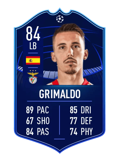 Grimaldo UEFA Champions League MOTM 84 OVR