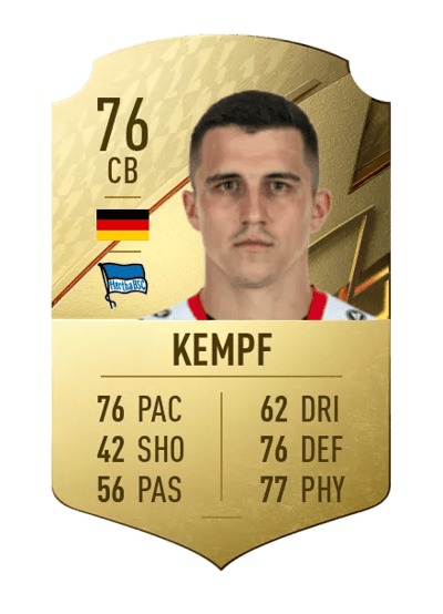 Marc-Oliver Kempf Rare 76 OVR