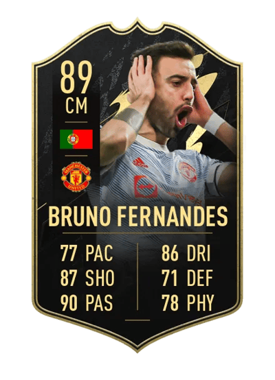 Bruno Fernandes Team of the Week 89 OVR
