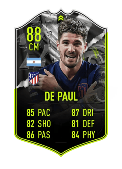 Rodrigo Javier De Paul SHOWDOWN PLUS 88 OVR