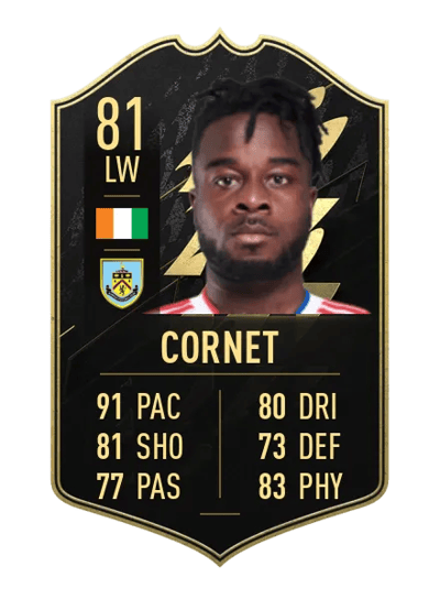 Maxwel Cornet Team of the Week 81 OVR