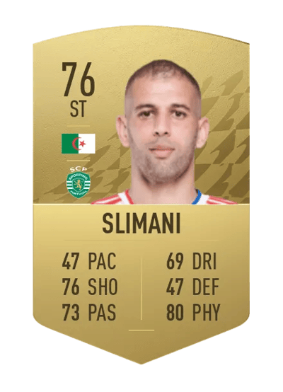 Islam Slimani Common 76 OVR