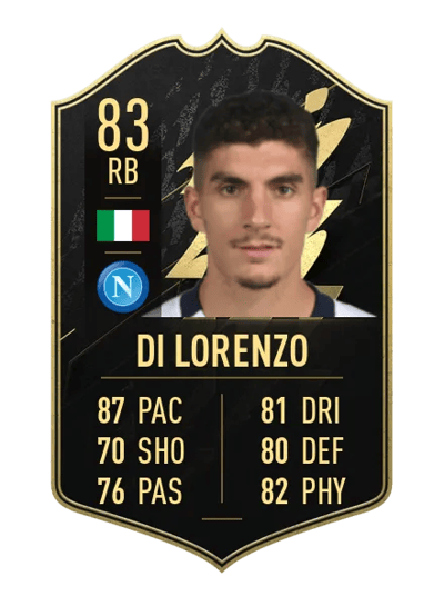 Giovanni Di Lorenzo Team of the Week 83 OVR