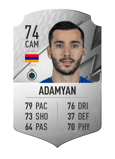 Sargis Adamyan Rare 74 OVR
